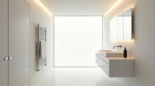 Optimisez l'espace avec un porte-serviettes mural astucieux